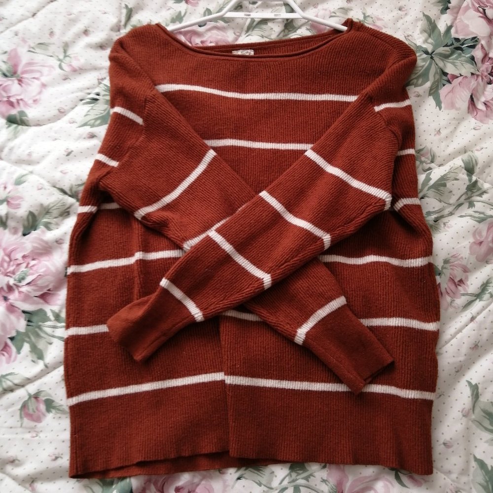 Rustic Orange Sweater